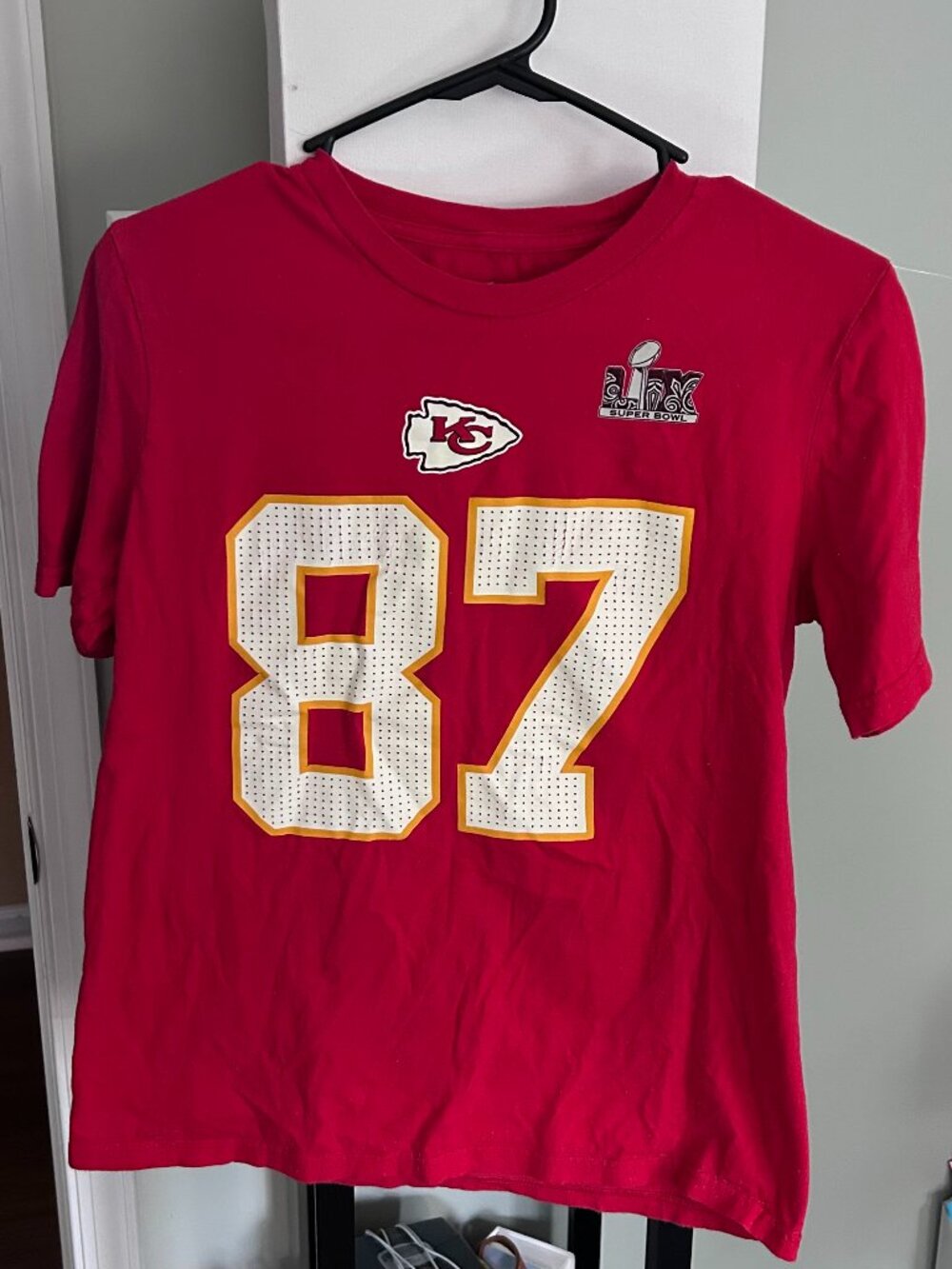 Youth XL Nike Travis Kelce Super Bowl LIX Tee Shirt